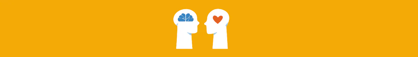 Ilustracja symbolizująca inteligencję emocjonalną i test psychologiczny poznawania emocji